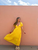 Sunbeam Yellow Maxi Dress