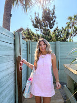 The Sunhoney Girl Pink Denim Dress