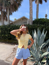 The Honey Girl Knit Top - Yellow