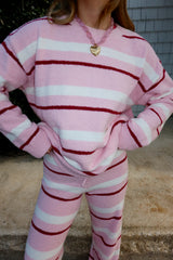 Sweetheart Stripe Chenille Set