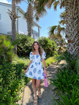 Keep It Coastal Babydoll Shell Dress