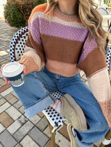 Hot Cocoa Colorblock Sweater