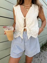 Chill Pill Striped Boxer Shorts - Blue