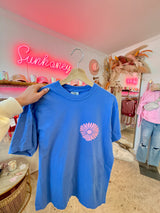 Sunhoney Beach Dip Tshirt - Ocean Blue