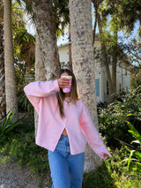 Sunhoney Girl Cardigan - Baby Pink
