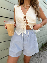 Chill Pill Striped Boxer Shorts - Blue