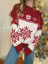 Alpine Dreams Burgundy Sweater