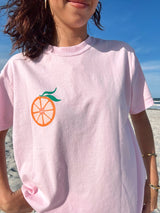 Sunhoney Florida Orange Tshirt- Pink