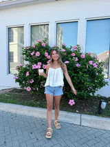 Flower Child Babydoll Top