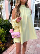 Sunlit Yellow Babydoll Dress