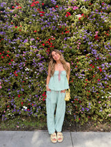 Mint To Be Gingham Set