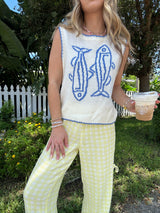 Gone Fishing Sweater Vest