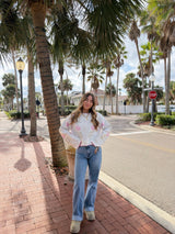 Winter Rose Sweater Cardigan