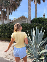 The Honey Girl Knit Top - Yellow