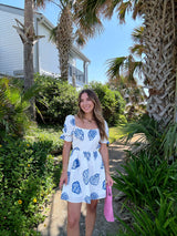 Keep It Coastal Babydoll Shell Dress