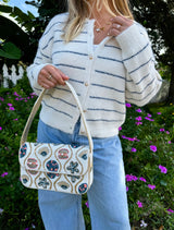 Coastal Stripes Knit Cardigan