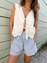 Chill Pill Striped Boxer Shorts - Blue