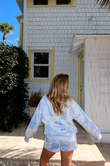 Cozy Up Blue Quilted Mockneck Set