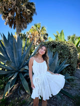 Cloud Nine Linen Flowy Dress