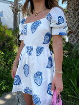 Keep It Coastal Babydoll Shell Dress
