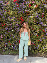 Mint To Be Gingham Set