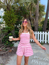 The Cabana Club Striped Terry Cloth Set