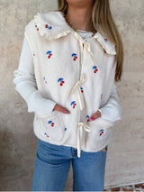 Cherry Bomb Sherpa Vest