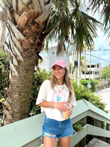 Sunhoney Beach Club Crop Tee