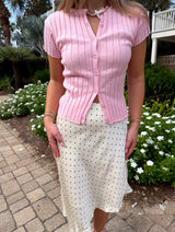 Connect The Dots Asymmetric Skirt