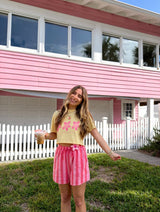 Watermelon Sugar High Striped Shorts