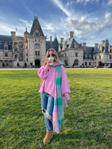 Let's Get Toasty Oversized Ribbed Sweater - Pink