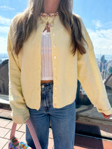 Sunhoney Girl Cardigan - Butter Yellow