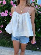 Flower Child Babydoll Top