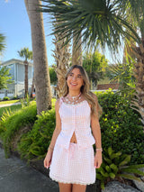Darling Daydream Pink Gingham Set