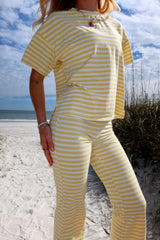 Sunny Side Yellow Stripe Set
