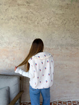 Cherry Bomb Sherpa Vest