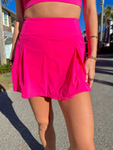 Early Riser Hot Pink Skort