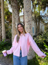 Sunhoney Girl Cardigan - Baby Pink