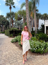 Connect The Dots Asymmetric Skirt
