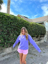 Sunhoney Beach Club Sweatshirt - Purple