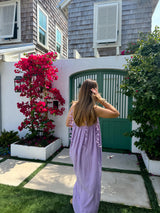 Flower Girl Purple Maxi Dress