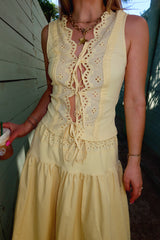 Sunbeam Eyelet Set - Butter Yellow