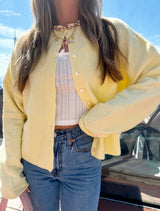 Sunhoney Girl Cardigan - Butter Yellow
