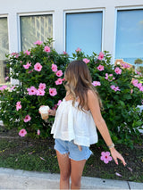 Flower Child Babydoll Top