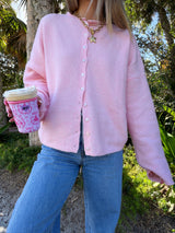 Sunhoney Girl Cardigan - Baby Pink