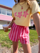 Watermelon Sugar High Striped Shorts