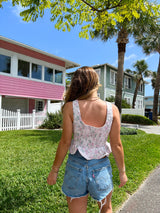 Floral Dreams Peplum Top