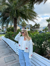 Stop And Smell The Roses Cardigan
