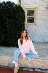 Sunhoney Girl Cardigan - Pink Stripe