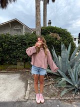 Seeing Stripes Long Sleeve - Pink/Brown
